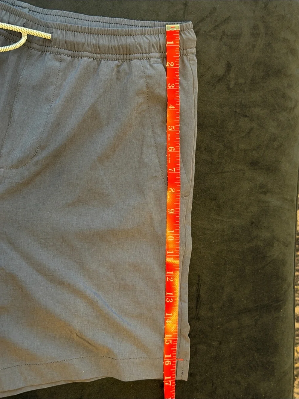 UNTUCKit Men’s Slate Blue Athletic Drawstring Shorts